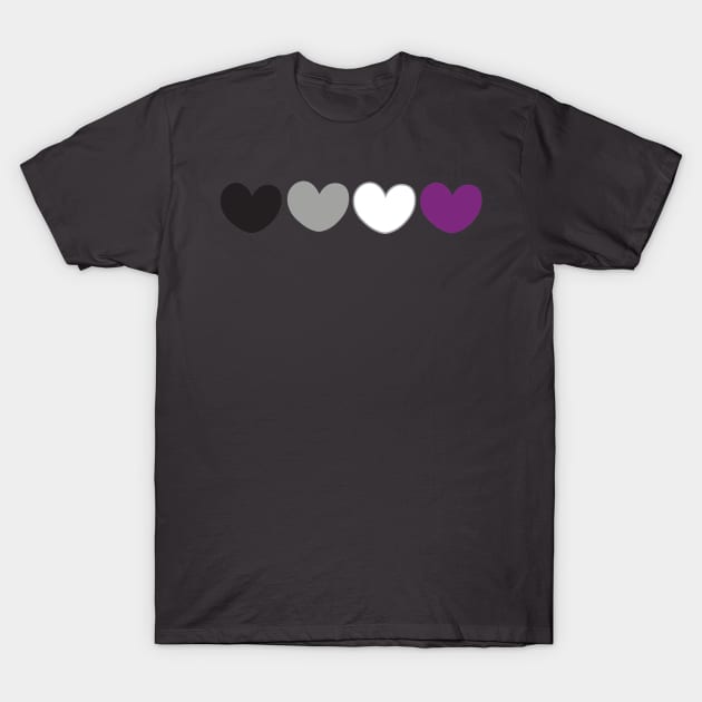 Ace pride flag T-Shirt by snowshade